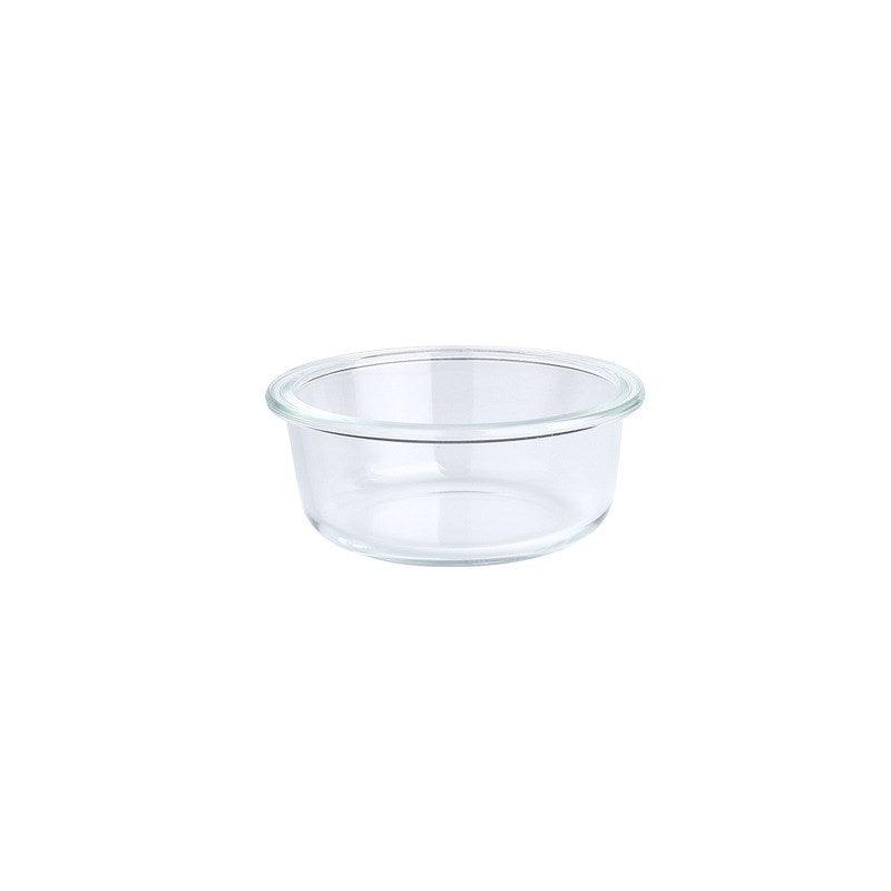 Elegant Glass Cat Food Bowl Set