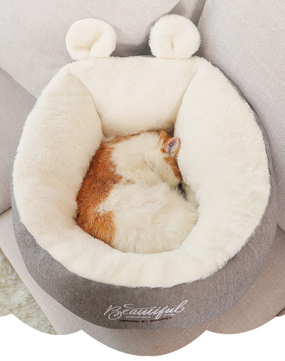 Cozy Warming Cat Bed