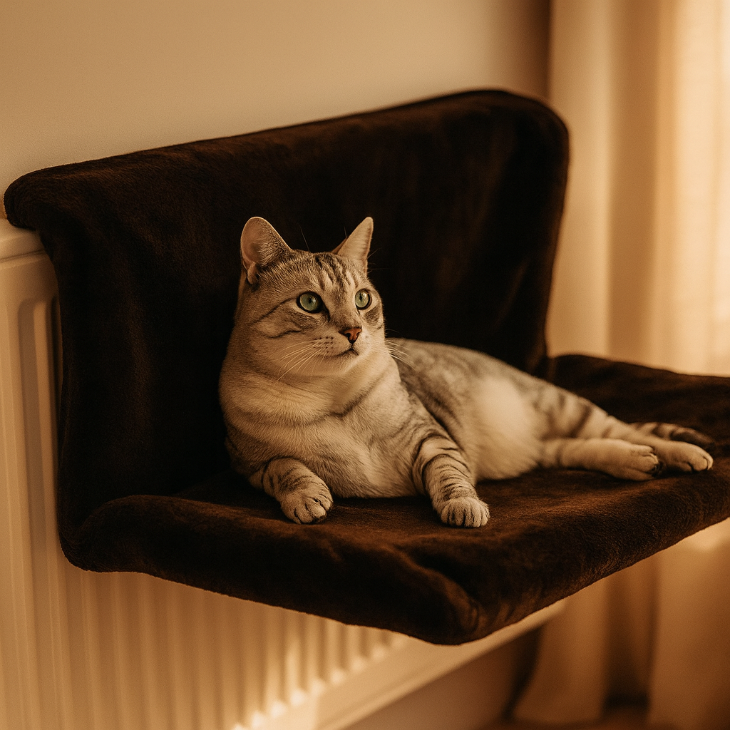 Cozy Hanging Cat Hammock – Portable Pet Bed