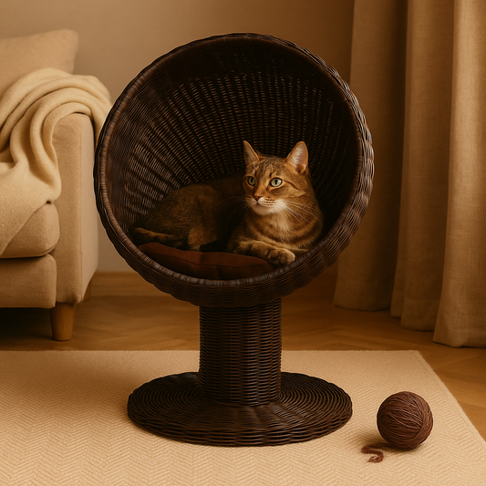 Luxury Cat Wicker Lounge