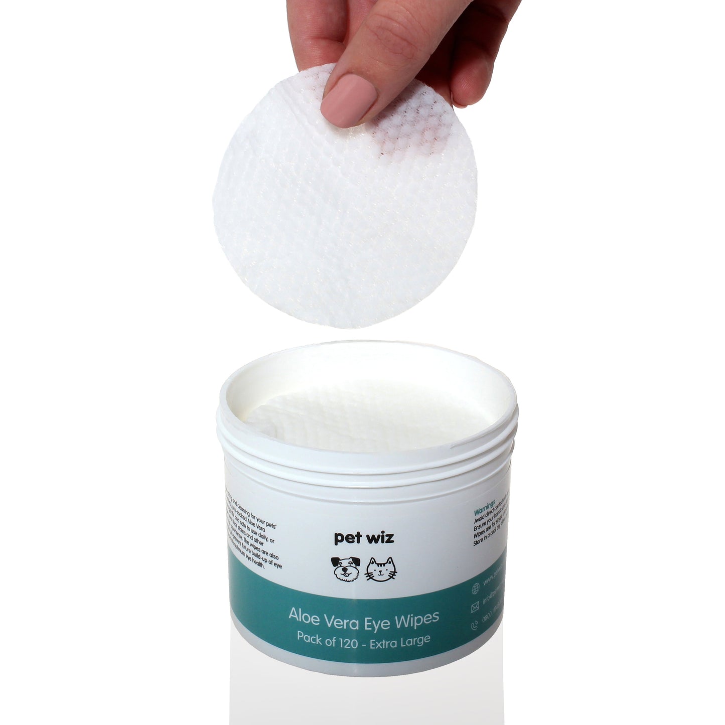 Aloe Vera Eye Wipes for Cats & Dogs