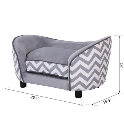 PawHut Elevated Pet Sofa Bed – Soft & Cozy Design
